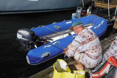 Dinghianleger bei Lillys Cafe